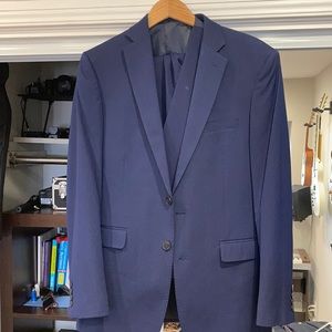 Blue Suit with Vest